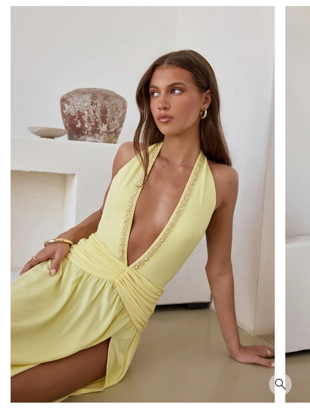 Bewitched By Light Maxi Dress Yellow
